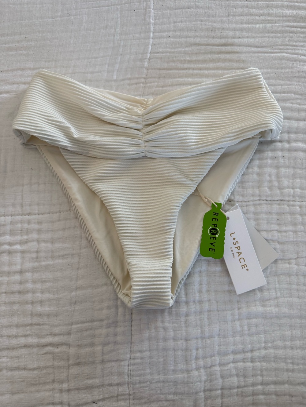 NWT L*SPACE Bardot Bikini Bottom Classic Size Small